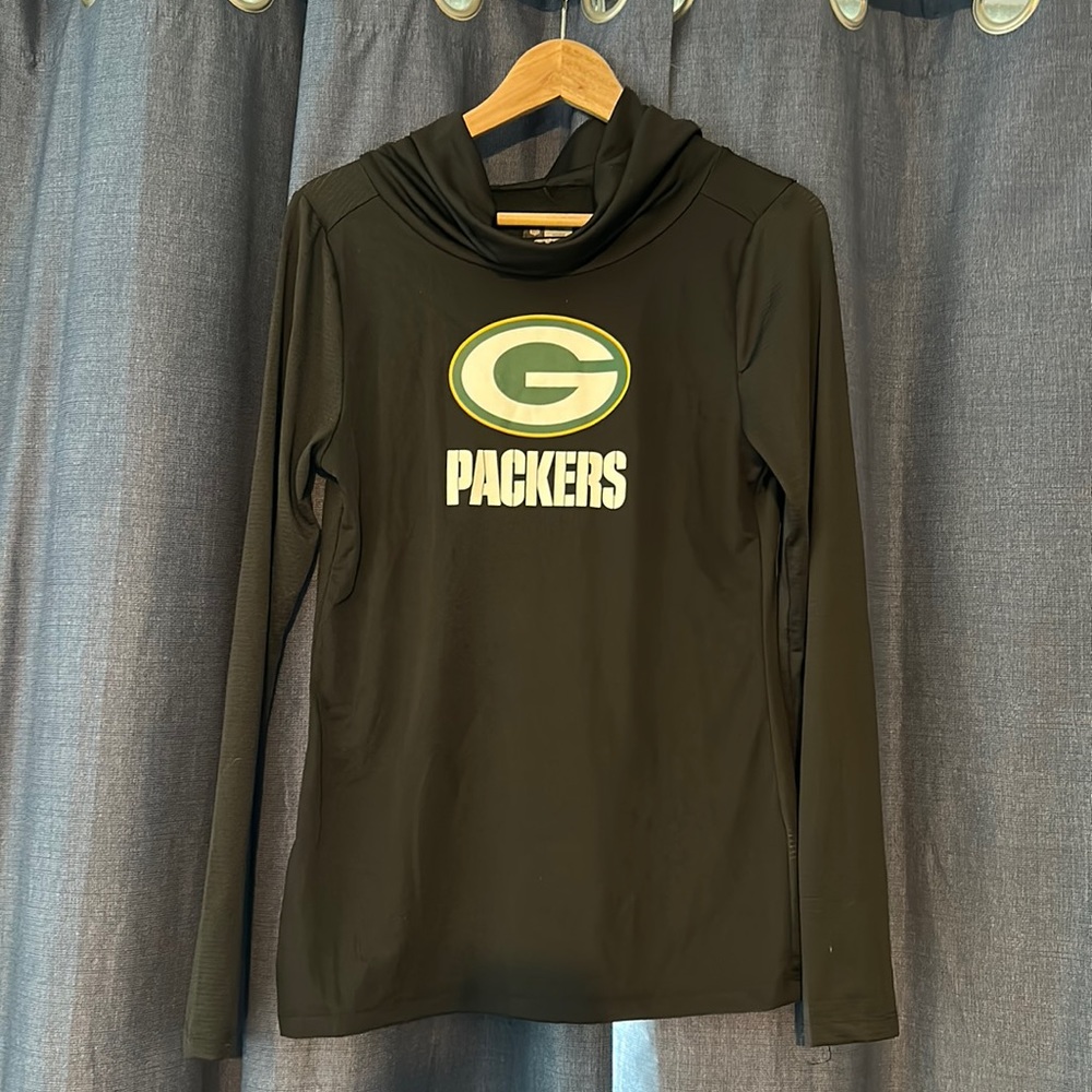 Green Bay Packers Cowl Neck Performance Top